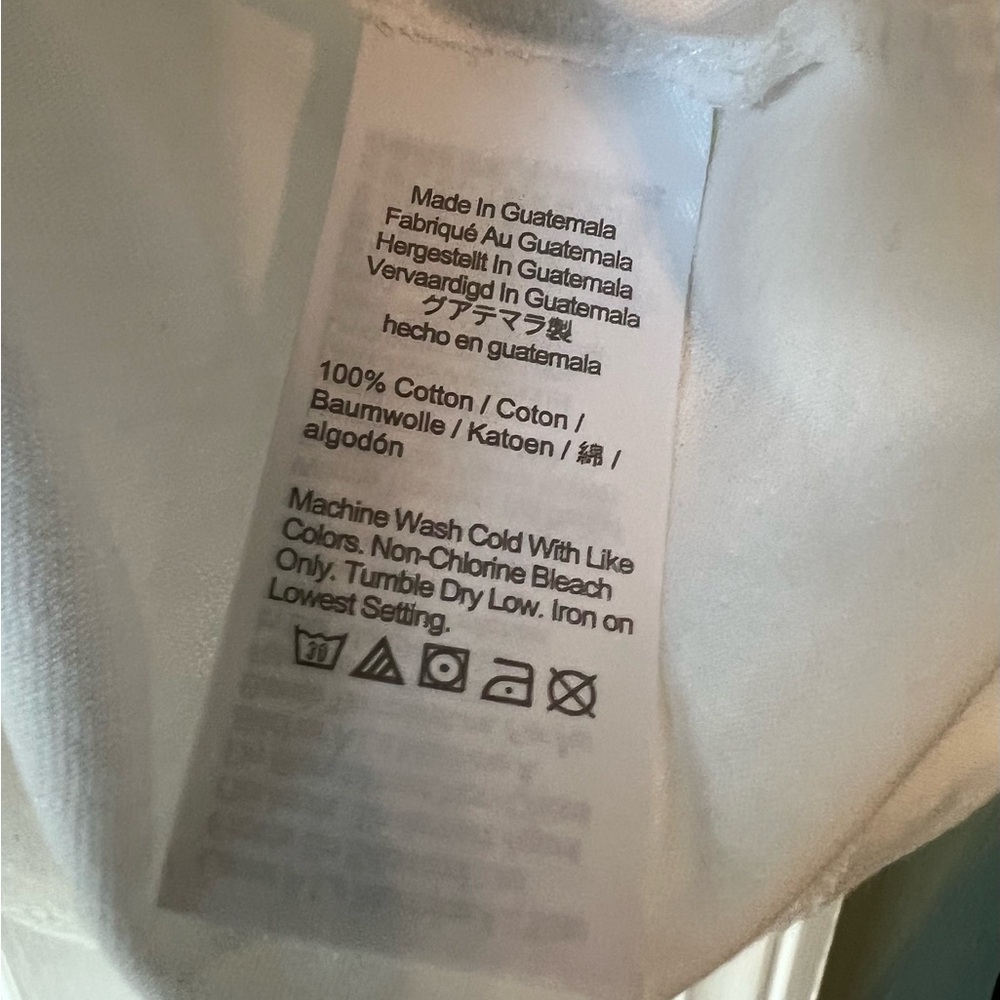 J Crew Factory Men's Cotton Washed Jersey Short Sleeve Tee Stone NWT XL #2190 - Picture 7 of 9